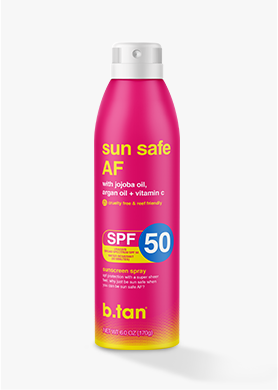 sun safe AF sunscreen spray
